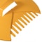 Gardenised Decorative Pair of Leaf Scoops, Hand Rakes for Lawn and Garden Cleanup, Yellow QI003286.YL - alternate 2